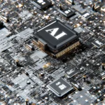 Illustration eines Computerprozessors als Symbol für künstliche Intelligenz